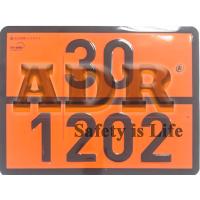 Orange Plate With Changeable Number