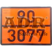 Orange Plate With Changeable Number