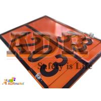 Orange Plate with Changeable Number