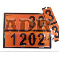 Orange Plate with Changeable Number