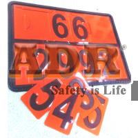 Orange Plate with Changeable Numbers