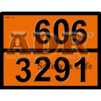 UN 606/3291 Medical Waste Plate