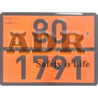 UN 80/1791 Orange Plate