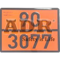 UN 90/3077 Orange Plate