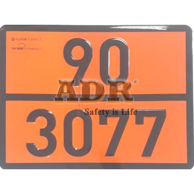 UN 90/3077 Orange Plate